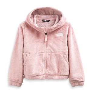 Toddler 6T full zip The North Face pink fleece